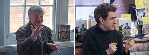 John Connelly and Oliver Soden speaking